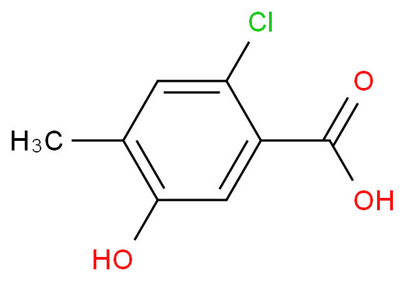 2-Chloro-5-hydroxy-4-methylbenzoic acid  