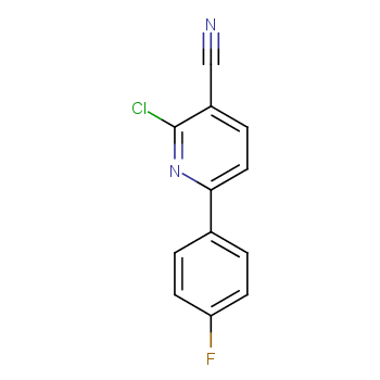 2-chloro-6-(4-fluorophenyl)pyridine-3-carbonitrile