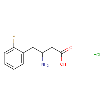 (3R)-3-amino-4-(2-fluorophenyl)butanoic acid;hydrochloride