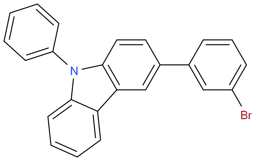 3-(3-bromophenyl) -9-phenyl-9H -carbazole