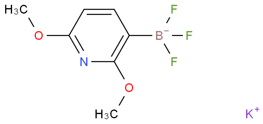 2,6-二甲氧基-3-吡啶三氟硼酸钾CAS:1374247-42-3 产品图片