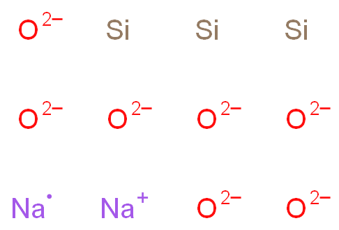硅酸钠化学结构式