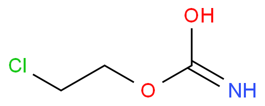 2-氯乙基氨基甲酸酯化学结构式