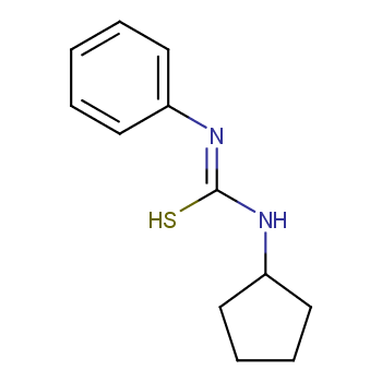 1-CYCLOPENTYL-3-PHENYL-2-THIOUREA