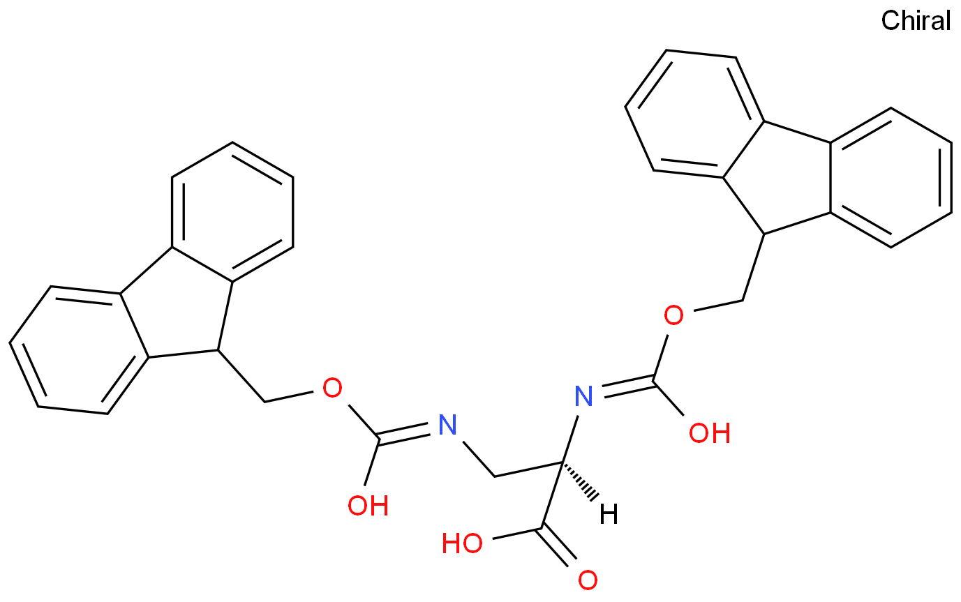 (R)-2,3-双((((9H-芴-9-基)甲氧基)羰基)氨基)丙酸CAS号1217631-22-5(科研试剂/现货供应,质量保证)
