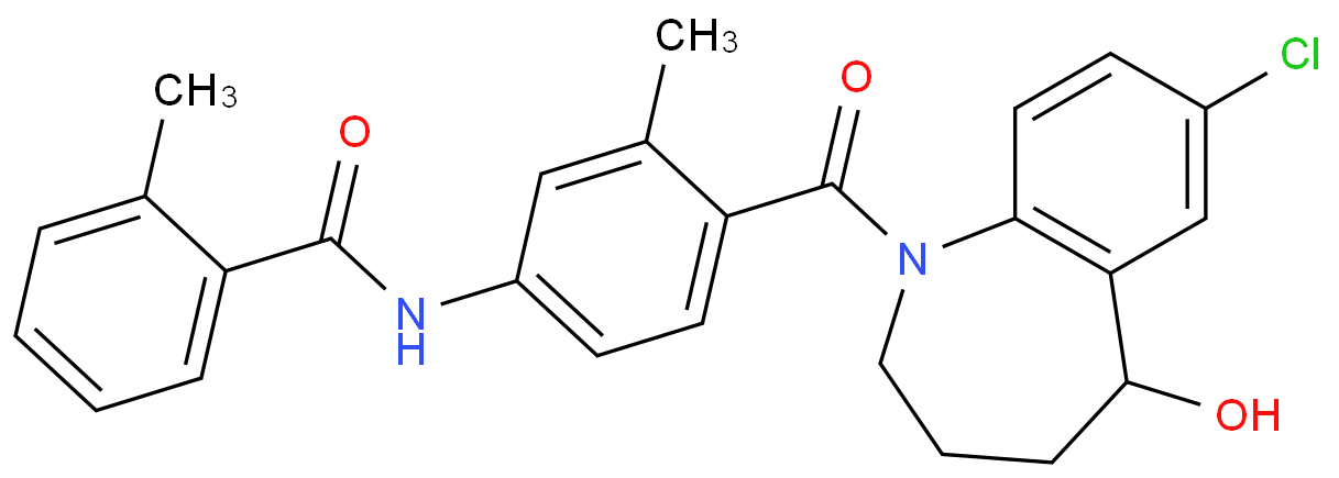 托伐普坦化学结构式