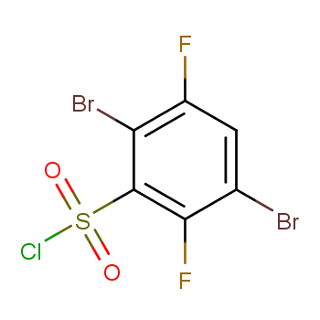 2,5-DIBROMO-3,6-DIFLUOROBENZENESULFONYL CHLORIDE