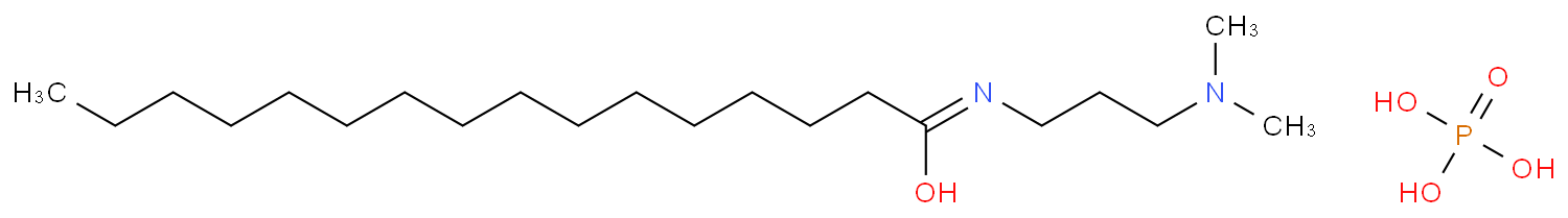 N-(3-dimethylaminopropyl)hexadecanamide phosphate