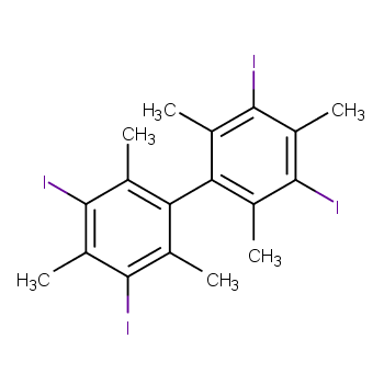 1,1'-Biphenyl, 3,3',5,5'-tetraiodo-2,2',4,4',6,6'-hexamethyl-