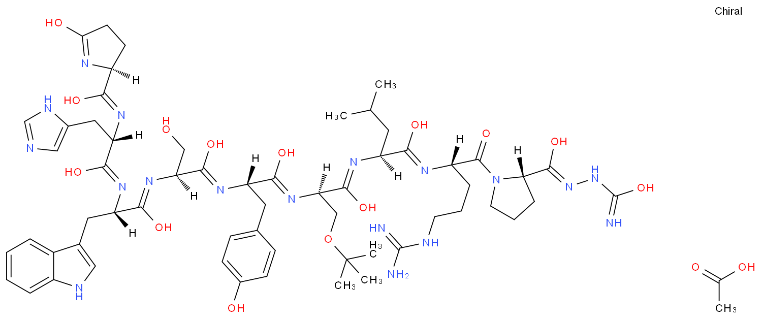 醋酸戈舍瑞林化学结构式