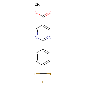 2-(4-TRIFLUOROMETHYLPHENYL)PYRIMIDINE-5-CARBOXYLIC ACID METHYL ESTER