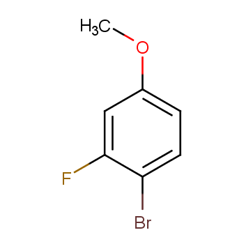 4-溴-3-氟苯甲醚化学结构式