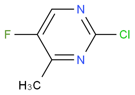 2-氯-5-氟-4-甲基嘧啶化学结构式