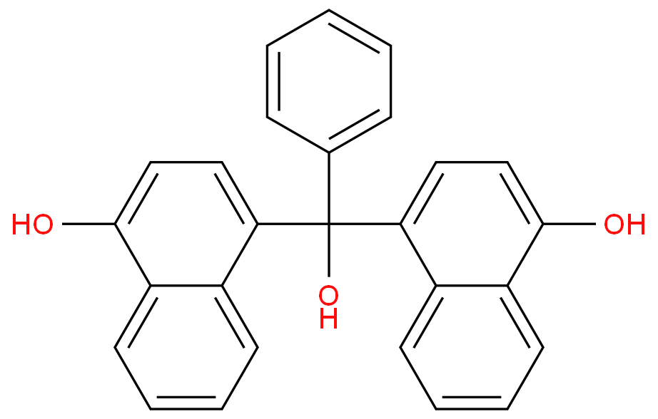 Bis-(4-hydroxy-1-naphtyl)phenylmethanol