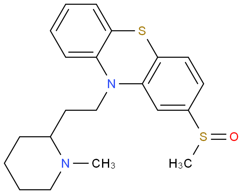 10-[2-(1-methylpiperidin-2-yl)ethyl]-2-methylsulfinylphenothiazine