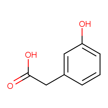 3-羟基苯乙酸化学结构式