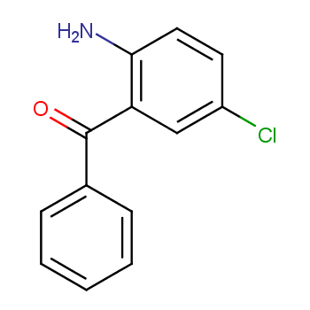 2-Amino-5-chlorobenzophenone structure