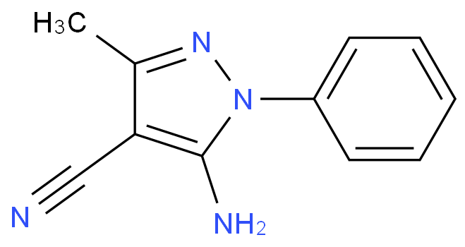 5-Amino-3-methyl-1-phenyl-1H-pyrazole-4-carbonitrile