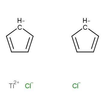 二氯二茂钛化学结构式