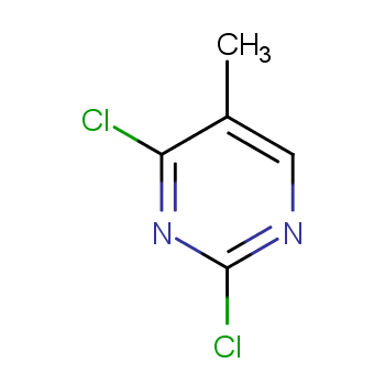 2,4-二氯-5-甲基嘧啶化学结构式