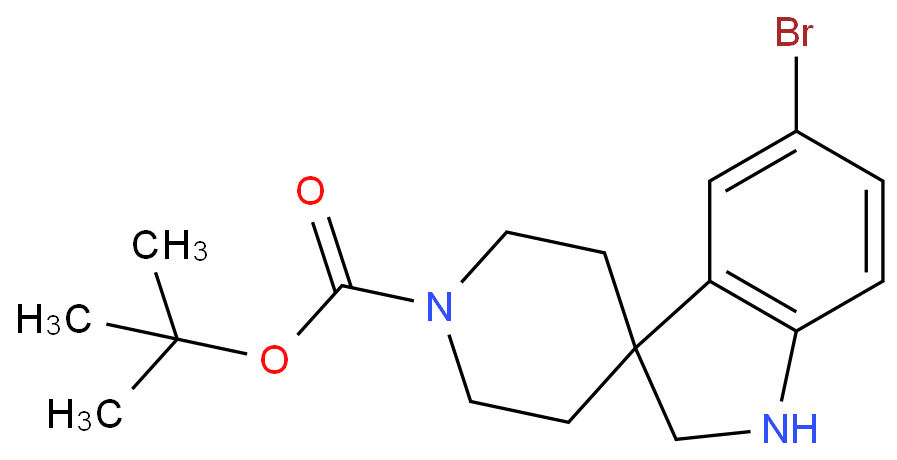 tert-butyl 5-bromospiro[1,2-dihydroindole-3,4'-piperidine]-1'-carboxylate