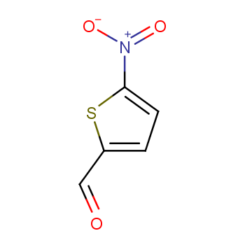 5-硝基噻吩-2-甲醛化学结构式
