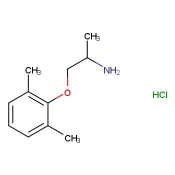 盐酸美西律化学结构式