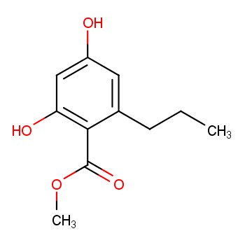 2,4-dihydroxy-6-propyl-benzoic acid methyl ester