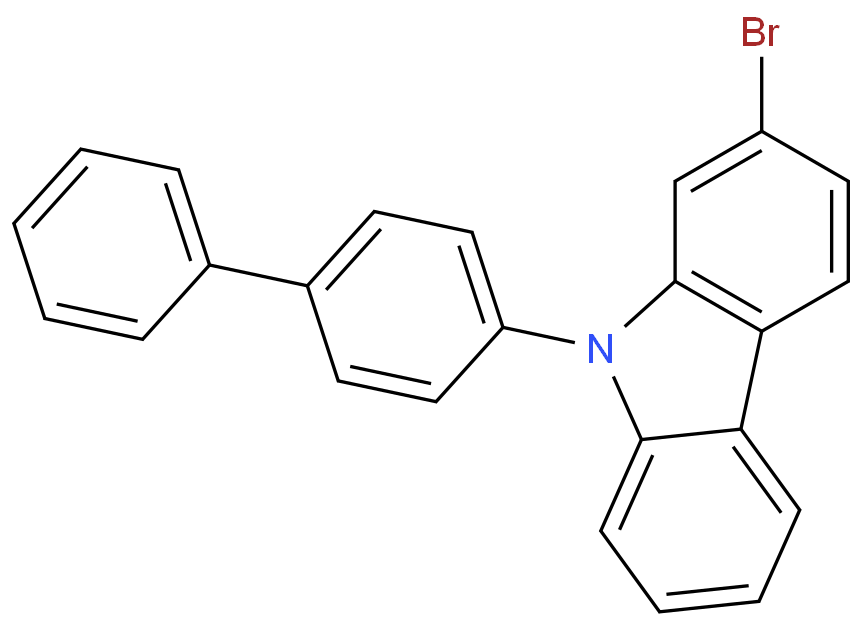9-([1,1'- biphenyl]-4-yl)-2-broMo-9H-carbazole