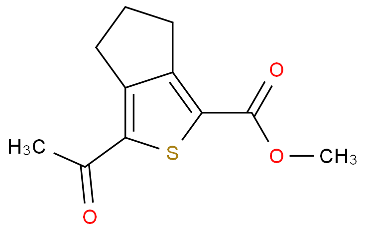 3-乙酰基-5,6-二氢-4H-环戊烷[C]噻吩-1-羧酸甲酯CAS1414377-89-1；科研试剂/质量保证