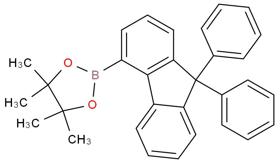 2-(9,9-Diphenyl-9H-fluoren-4-yl)-4,4,5,5-tetramethyl-1,3,2-dioxaborolane  