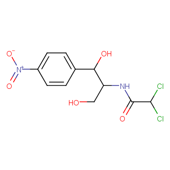 Chloramphenicol structure