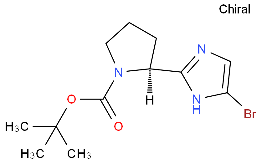 tert-butyl (2S)-2-(5-bromo-1H-imidazol-2-yl)pyrrolidine-1-carboxylate