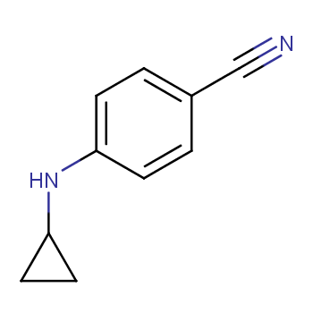 4-(环丙基氨基)苯甲腈  1019607-55-6  克级产品