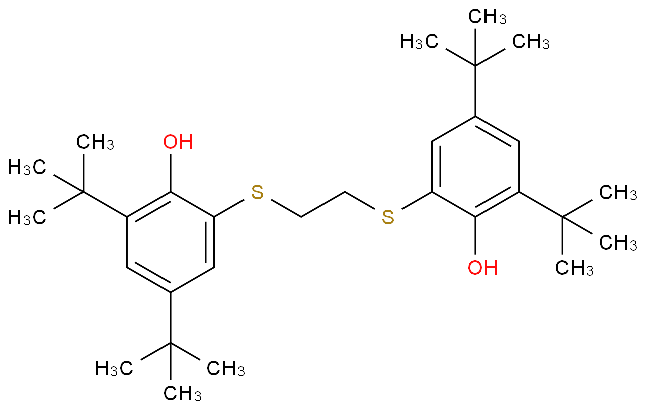  PHENOL, 2,2'-[1,2-ETHANEDIYLBIS(THIO)]BIS[4,6-BIS(1,1-DIMETHYLETHYL)-