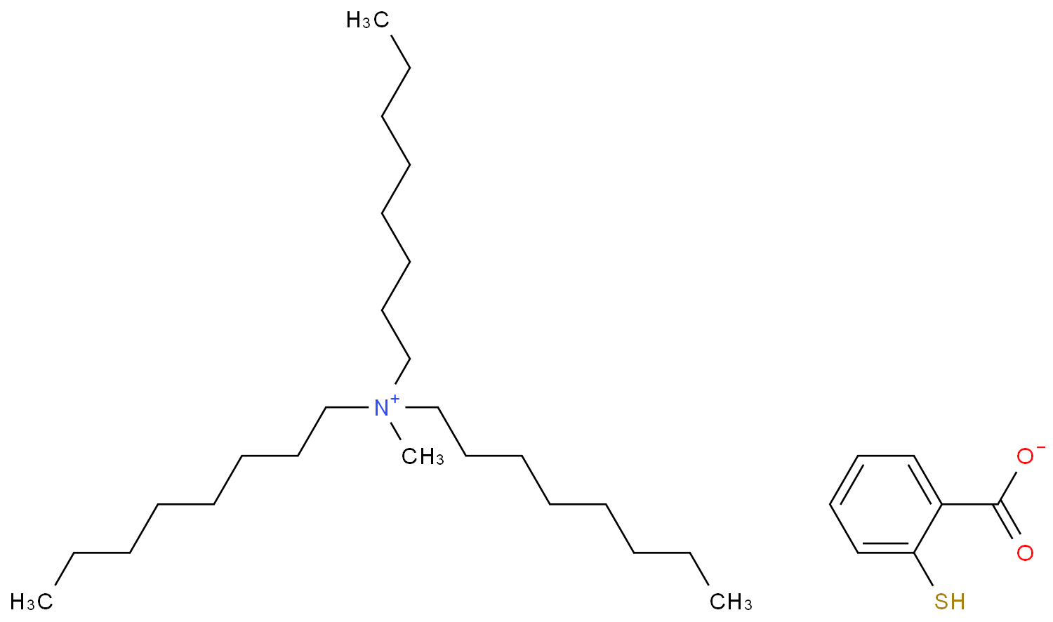 methyl(trioctyl)azanium,2-sulfanylbenzoate