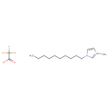 958869-95-9 1-癸基-3- 甲基味唑三氟乙酸盐 结构式图片