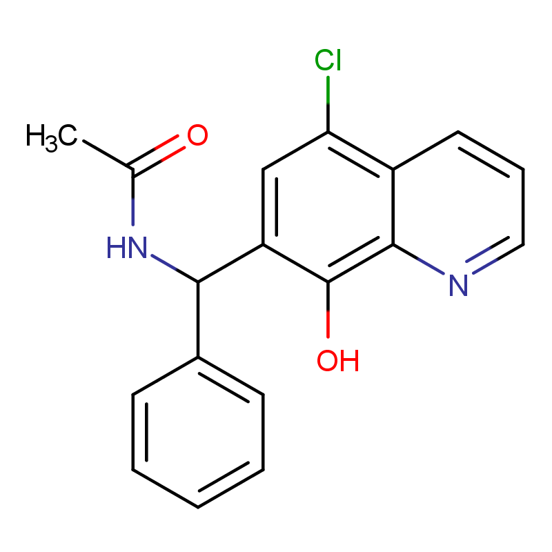 N-[(5-Chloro-8-hydroxyquinolin-7-yl)(phenyl)methyl]acetamide