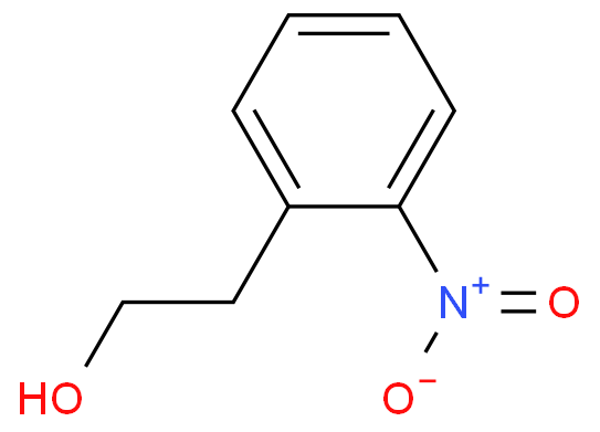 2-(2-硝基苯基)乙醇化学结构式