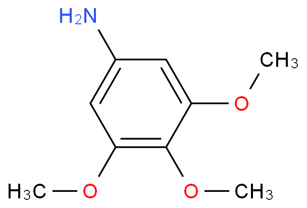 3,4,5-三甲氧基苯胺化学结构式