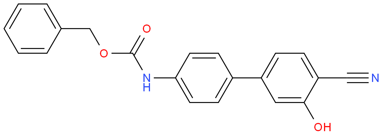 5-(4-cbz-aminophenyl)-2-cyanophenol
