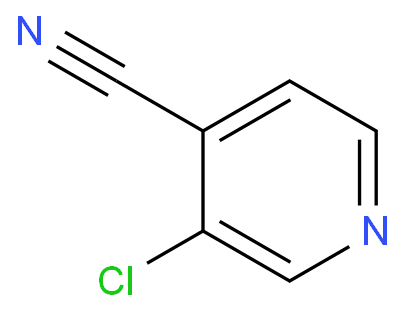 3-氯-4-氰基吡啶化学结构式
