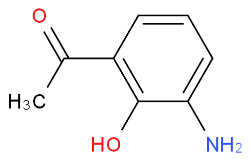 3-氨基-2-羟基苯乙酮化学结构式