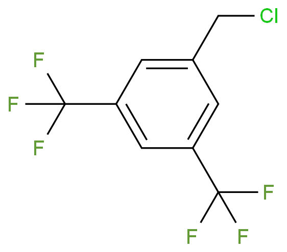 3,5-双三氟甲基苄基氯化学结构式