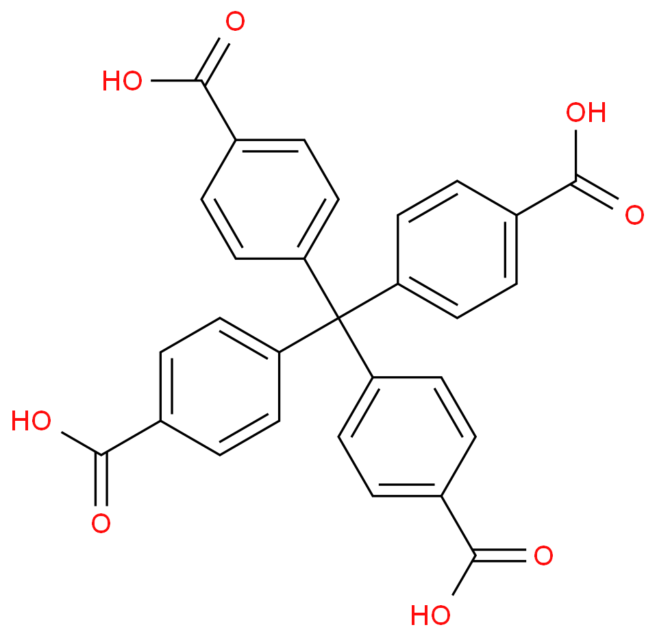 四(4-羧基苯基)甲烷，CAS号：160248-28-2 实验室自主研发，价格美丽~科研产品，优势供应，高校及研究所，先发后付，质量保证！！！ 产品图片