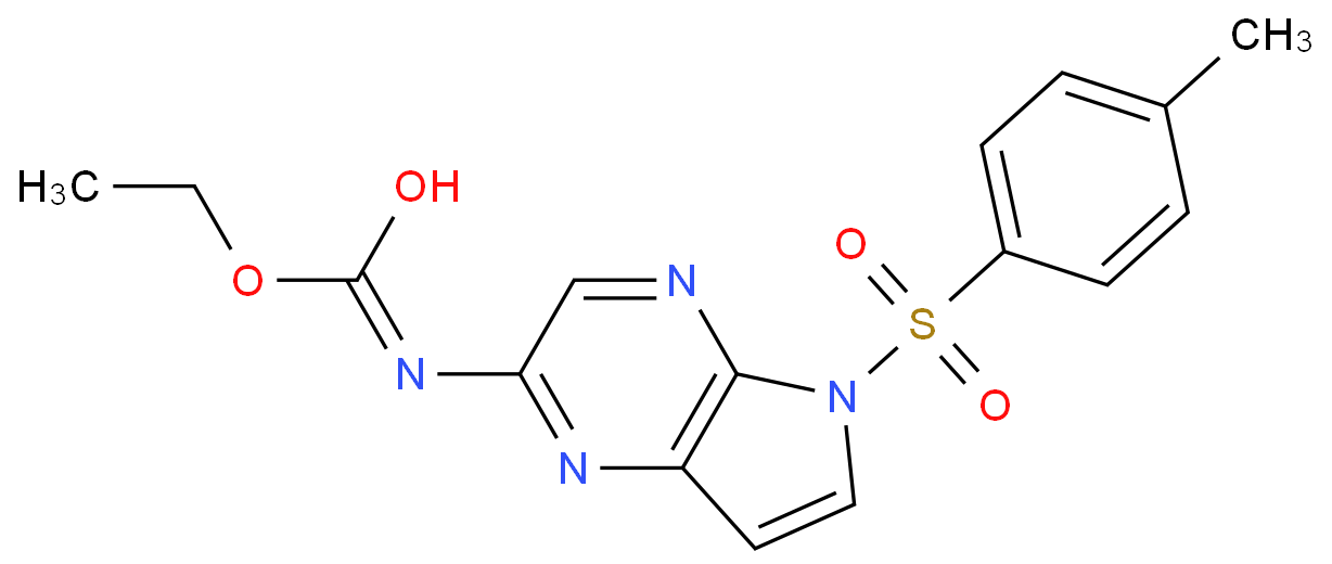 Carbamic acid,N-[5-[(4-methylphenyl)sulfonyl]-5H-pyrrolo[2,3