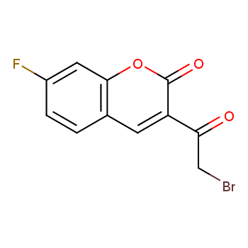3-(2-溴乙酰基)-7-氟色烯-2-酮CAS号1446333-79-4；质量保证