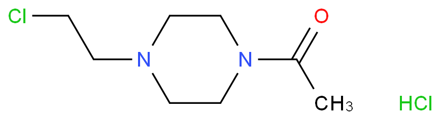 1-[4-(2-chloroethyl)piperazin-1-yl]ethanone;hydrochloride