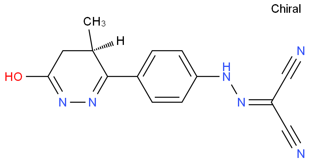 左旋西孟旦化学结构式
