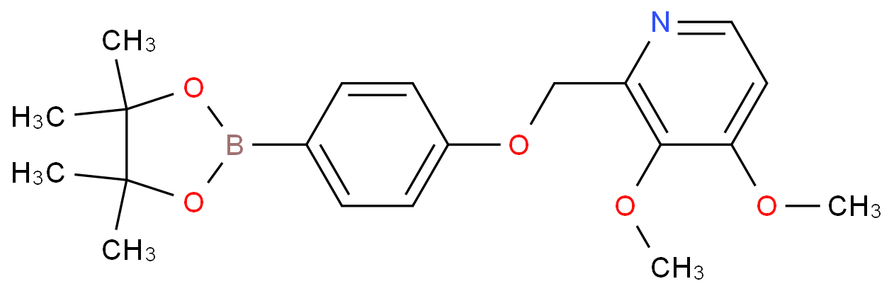 [Perfemiker]4-(3,4-二甲氧基吡啶-2-基甲氧基)苯基硼酸频哪醇酯,95%